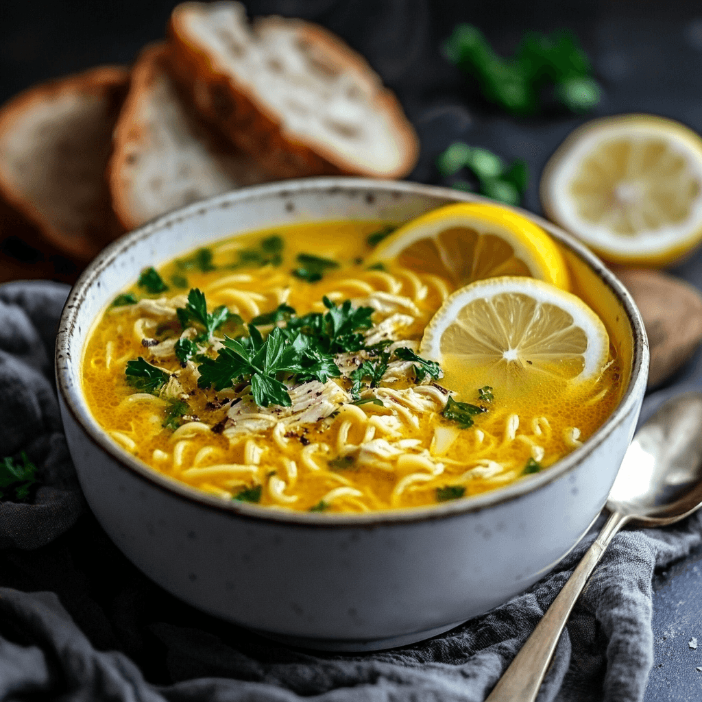 Turmeric Chicken Noodle Soup