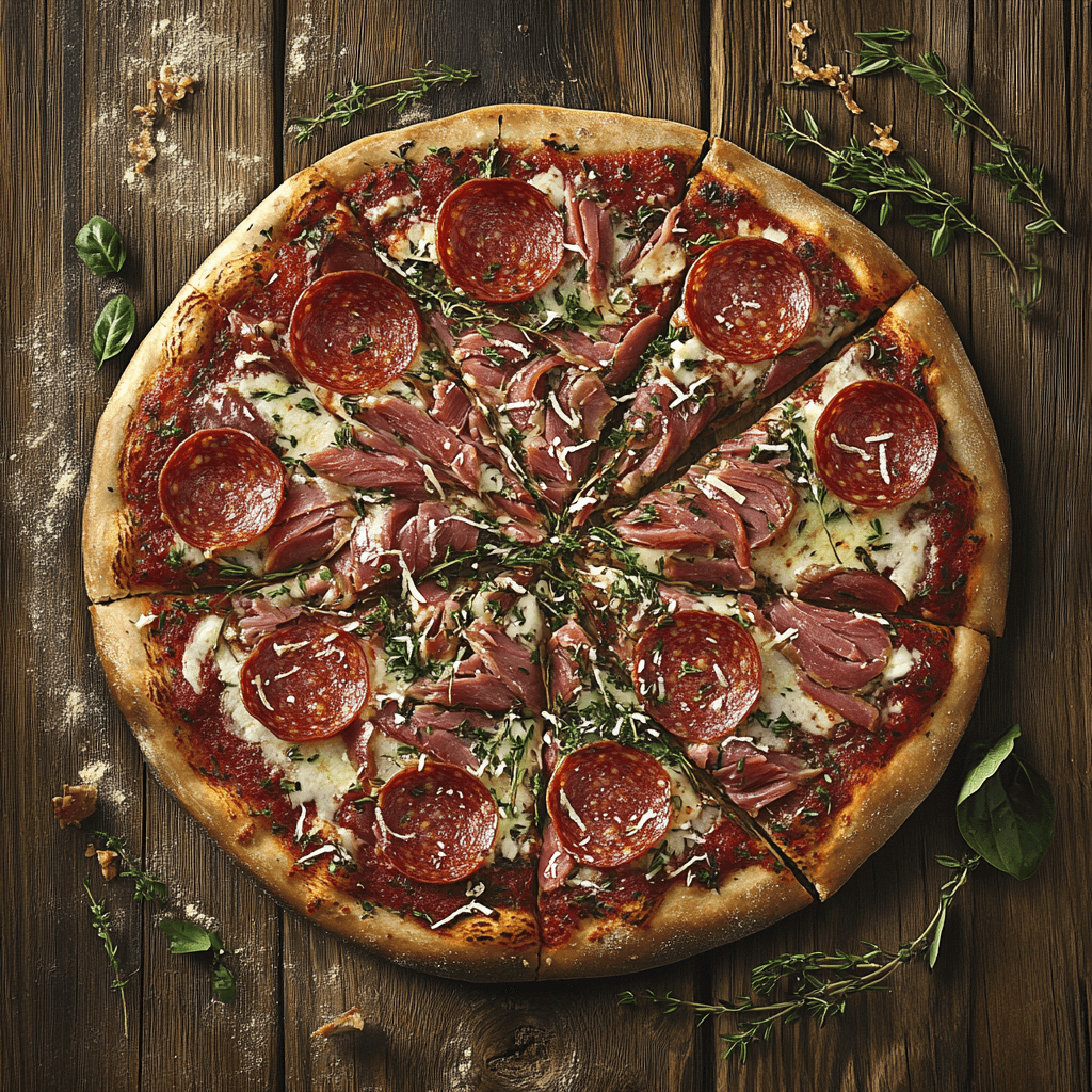 Pepperoni Pizza With Tuna Fish​