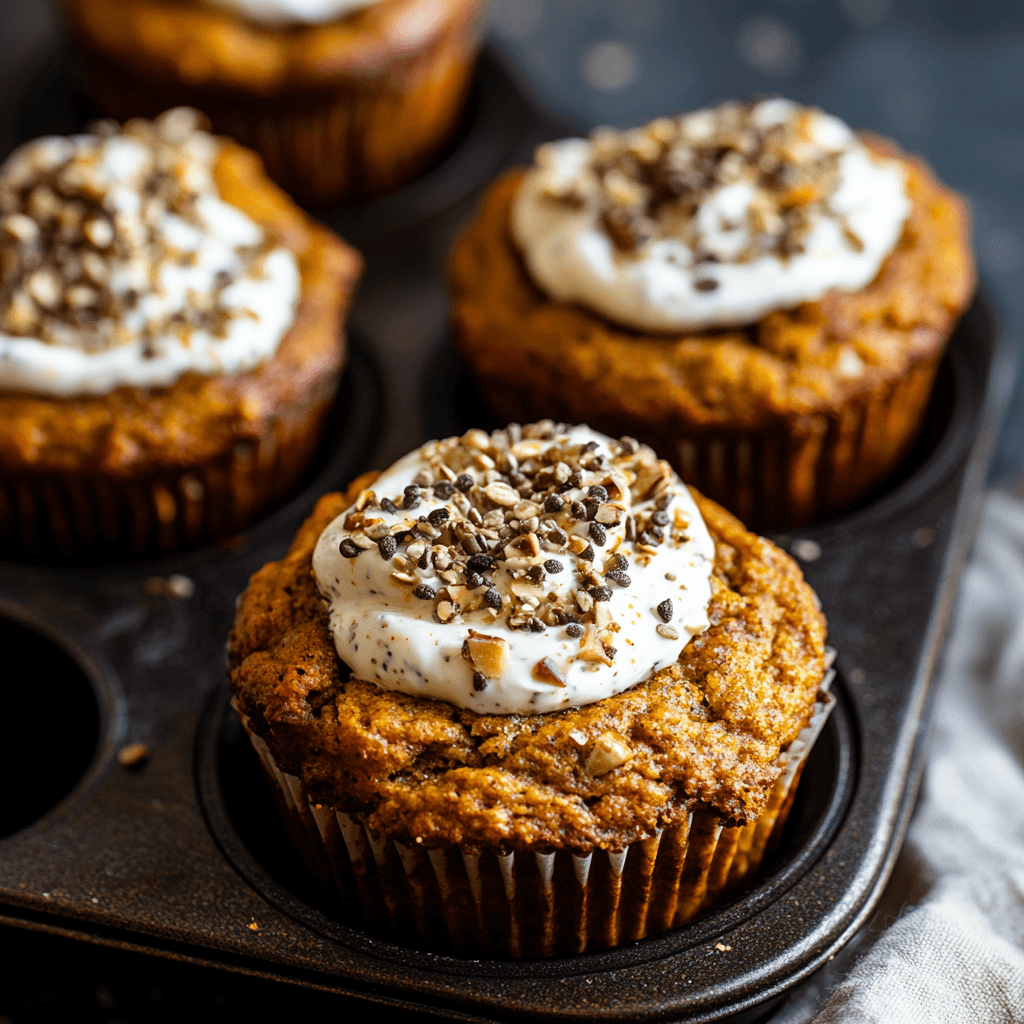 Pumpkin Protein Muffins With Greek Yogurt